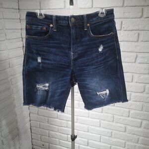 American Eagle Ne(x)t Level Ladies Size 28 Medium Wash Athletic Fit Jean Shorts